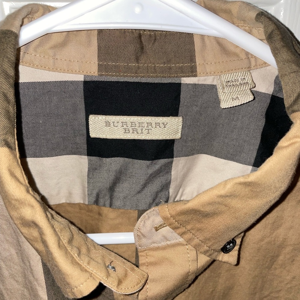 Burberry Multicolor Check Dress Shirt - Picture 3 of 5